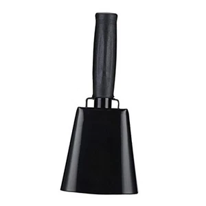 8’’ Steel Cow Bell with Handle, Noise Maker Cowbell, Cheering Loud Hand Call - Picture 1 of 7