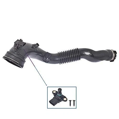 13717604033 Intercooler de mangueira de entrada de ar com sensor para BMW X4 X3 M235i 335i xDrive - Imagem 1 de 1