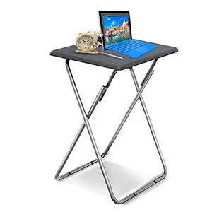 Folding TV Tray Table/TV Dinner Trays Tables for Eating,Stable Tv 1pc Grey - Picture 1 of 7