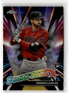 2024 Topps Chrome Logofractor Edition #FSLE-6 Jordan Lawlar Future Stars - Picture 1 of 2