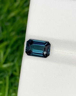 Stunning Blue Spinel Natural Emerald Cut 9-11 Ct Loose Gemstone EGL Certified - Image 1 of 4