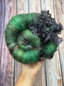 Artisan Mixed Media Carded Batt, Premium Fibres for Creative Spinning Felting P1 - Picture 1 of 10
