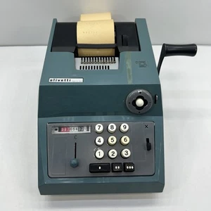 Vintage Olivetti Summa Prima 20 Manual Adding Machine Calculator Italy WORKS - Picture 1 of 12