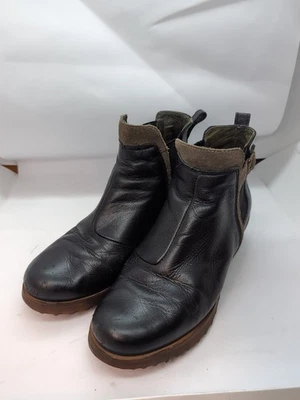 El Naturalista черный лодыжки Chelsea загрузки кожи Sz8 женщин N5104 Испания 111925C - Изображение 1 из 4