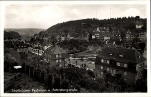 Ak Saarbrücken im Saarland, Feldmann und Petersbergstraße - 4293557 - Picture 1 of 2
