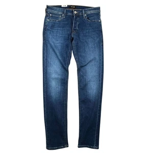Jack & Jones Herren Jeans W32 L34 Slim Fit Blau Denim Stretch - Bild 1 von 6