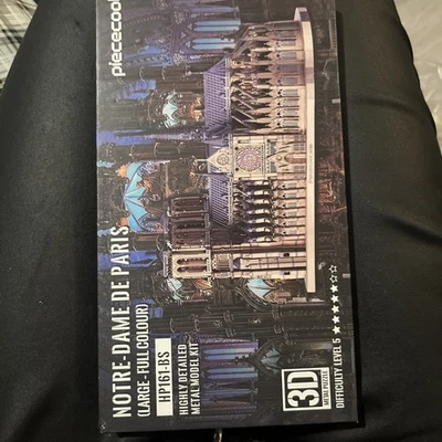 Piececool Notre Dame De Paris Hágalo Usted Mismo Kit Modelo de Metal 3D Rompecabezas de Metal  Foto 1 de 4