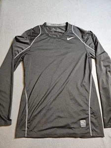 Chemise Nike homme petite noire Dri-Fit manches longues Nike Pro Fit chemise athlétique - Photo 1/7