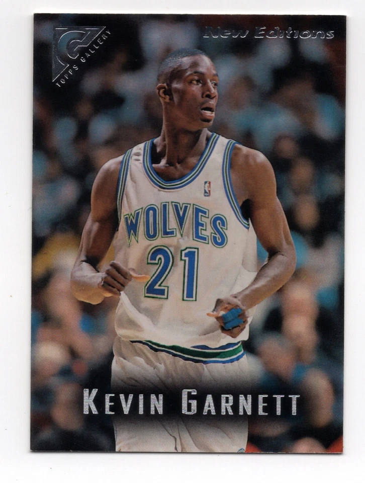 1996 Topps Gallery New Editions Kevin Garnett Card #41 - Minnesota T'Wolves - Image 1 of 1