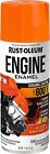 Rust-Oleum Engine Enamel Liquid Spray Paint, 11 oz, Gloss Orange Red