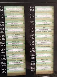 More details for jukebox title strips - 20 in any colour on good quality card