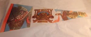 THE GRIZZLY Kings Dominion Amusement Park Ride Pennant Sublime Vintage 1980's - Picture 1 of 11