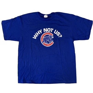 Camiseta vintage de los Chicago Cubs “Why Not Us” Lee Sports 2003 XL - Imagen 1 de 9