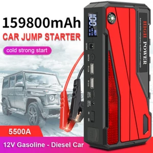 159800mAh Car Jump Starter Booster Jumper Box Portable PowerBank Battery Charger - Picture 1 of 15