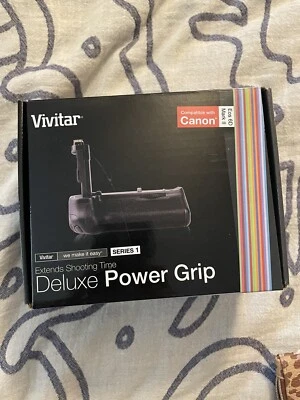 Empuñadura eléctrica VIVITAR Deluxe, para Canon Eos 6D Mark II, EMPUÑADURA DE BATERÍA VIV-PG-6DMII Foto 1 de 4