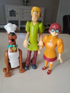 1999 3er Set Hannah Barbera Scooby Doo Velma Shaggy Actionfigur 9 inch - Bild 1 von 10