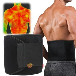 Waist Trimmer Belt Sweat Band Wrap Ab Stomach Weight Loss Fat Burner Slimming - Picture 1 of 20