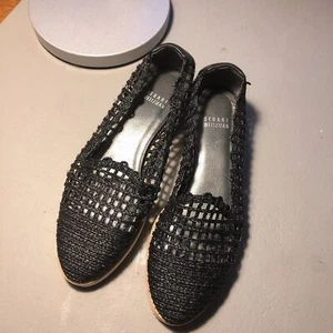 Stuart weitzman womens size 6.5 leather Gridding loafer Flats NWOB Display - Picture 1 of 5