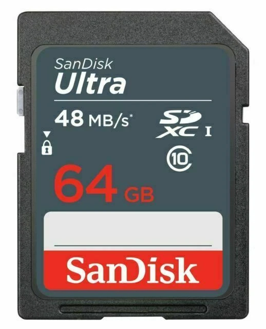 SanDisk Ultra SDXC 64GB Class 10 Memory Card (SDSDUNB-064G-GN3IN)