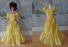 Vintage Magic Curl Yellow Dress 1981 Taiwan / Barbie Doll Jamie Stacey size