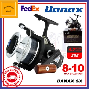 Carrete de pesca giratorio Banax SX Big Game rodamiento de acero inoxidable salado/agua dulce - Imagen 1 de 14