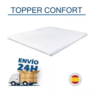TOPPER CONFORT FOAM ALOE VERA LIDER EN VENTAS - Imagen 1 de 4