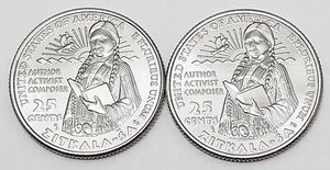 2024 P&D ZITKALA-SA QUARTER *BU UNCIRCULATED* *FREE SHIPPING** - Bild 1 von 3