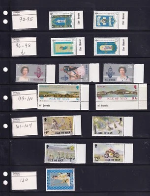 GREAT BRITAIN ISLE OF MAN MNH LOT / COLLECTION OF 37 SETS - Image 1 of 4