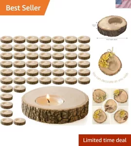 Teelicht Kerzenhalter aus Holz - 50 entzückende Dankeschön Geschenke, perfekt für Hochzeit... - Bild 1 von 10