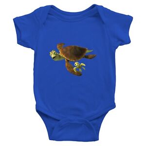 Infant Baby Bodysuit One Pieces Romper shower Gift Cute Cartoon Sea turtle Nemo 