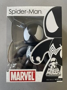 ❤️🕸️💙 SPIDER-MAN 🕷️ 2007 HASBRO MIGHTY MUGGS BLACK VENOM BLACK SUIT - Picture 1 of 8