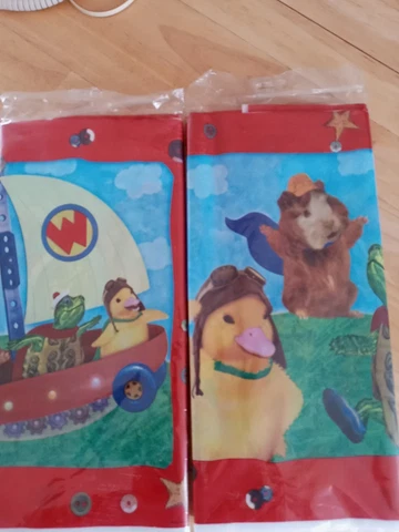 2:  Mattel Wonder Pets Plastic Party Tablecloths - New Sealed   54 X 96 Cover