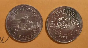 1980 Canadá token Kitchener-Waterloo Centro en el Cuadrado níquel comercio dólar $1 - Imagen 1 de 2