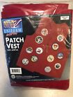Boy Scouts of America Cub Scouts Red Patch Vest Red NEW in Package Size Youth L