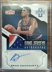 BRAD DAUGHERTY 2013-14 Panini Innovation Basketball PRIME/AUTOGRAPHED. CAVS 6/25