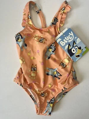 Traje de baño azul de una pieza para nadar niñas pequeñas talla 2 bingo perro azul Zara nuevo con etiquetas Foto 1 de 4