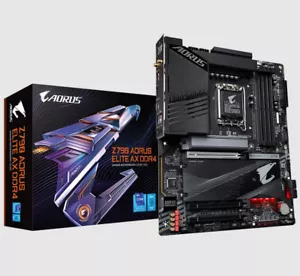 Gigabyte Z790 AORUS ELITE AX DDR4 Motherboard CPU LGA1700 Intel HDMI Wi-Fi 6E - Bild 1 von 6