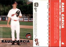 Raul Garcia 2000 Multi-Ad Charleston Alley Cats #4 Card *AutographDen*