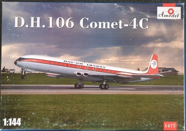 1:144  Amodel De Havilland Comet 4C  Dan-Air / Sudan Airways - Model Kit Sealed - Image 1 of 1
