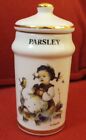 Vintage 1987 M.J. Hummel "Parsley" Spice Jar ARS AG 
