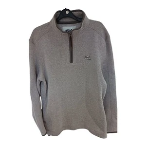 Weird Fish Fleece Herren braun meliert Medium Quarter Zip Pullover Outdoorpullover - Bild 1 von 8