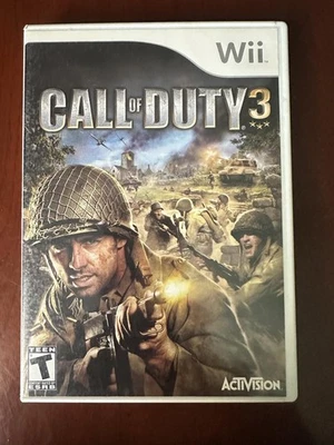 Nintendo Wii - CALL OF DUTY 3 - complete  - Image 1 of 3