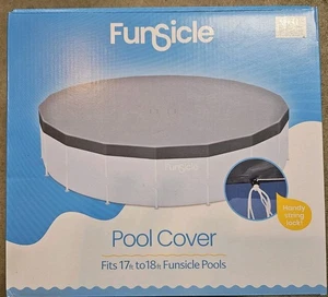 Funsicle Pool Cover For 17-18' Metal Frame Pools NIB - Picture 1 of 3