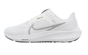 Nike Men's 14 M Air Zoom Pegasus 40 Road Running Shoes in White/Wolf Grey - Picture 1 of 8