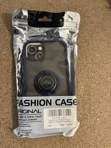 Für iPhone 13/14 Hülle Metallic Magnet Kreis Ring Ständer - Bild 1 von 2