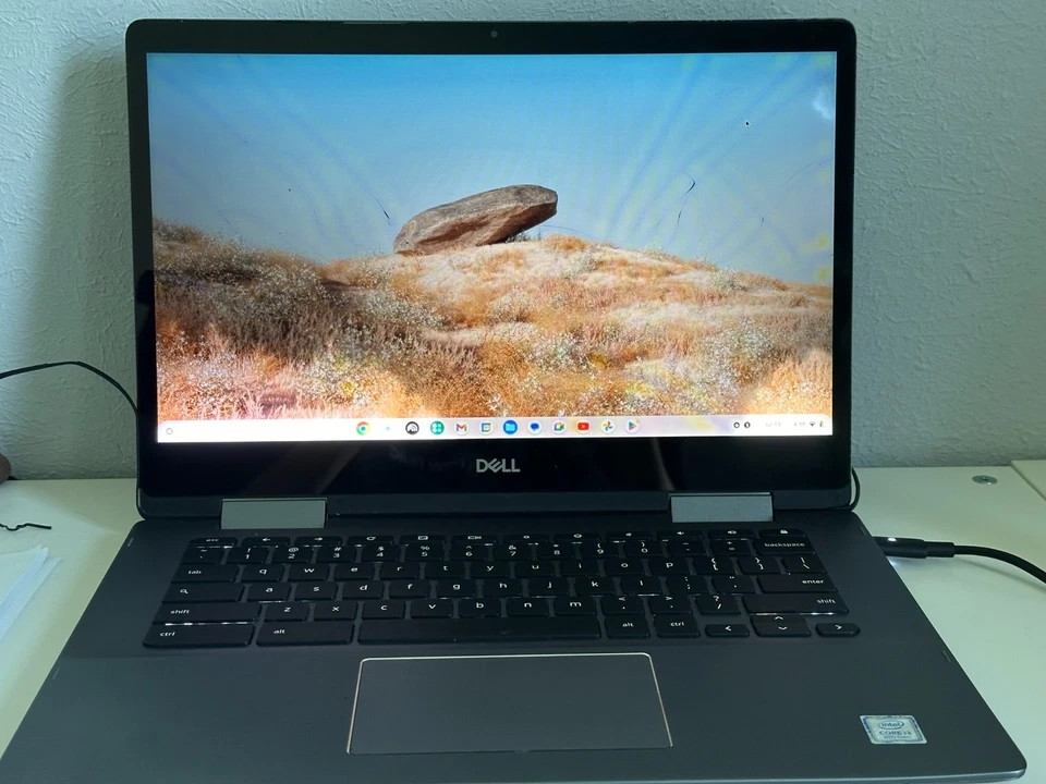 DELL INSPIRON CHROMEBOOK 7486 2 en 1 14" FHD TOUCH I3-8130U 3.4GHZ 128GB SSD 4GB Foto 1 de 4