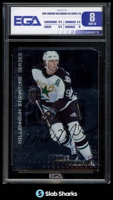 1999 ITG BE A PLAYER MILLENNIUM SIGNATURE SERIES #76 MIKE MODANO AUTO EGA 8 - Image 1 of 4