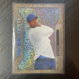 2021 Fleer Metal Universe Tony Finau Metalized 077/199 #118 Golf PGA LIV pmg - Bild 1 von 2