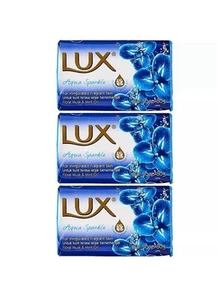 Lux Bar Seife Aqua Sparkle mit Blumenmoschus & Minzöl 80g x 3 Sendungsverfolgung - Bild 1 von 12