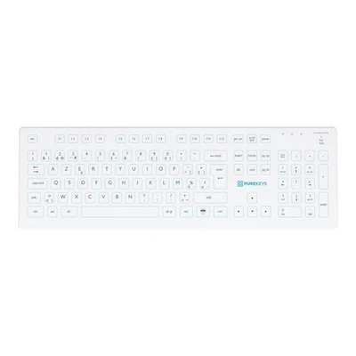 Purekeys PK-KRF Teclado Médico De Silicona Lavable Inalámbrico - Imagen 1 de 3